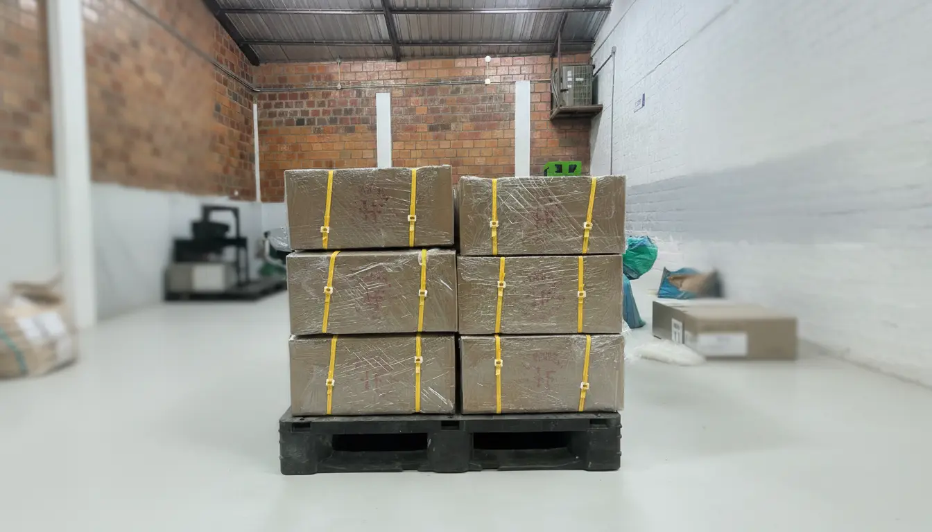 Vacuum-sealed panelitas stored in climate-controlled adobe warehouse